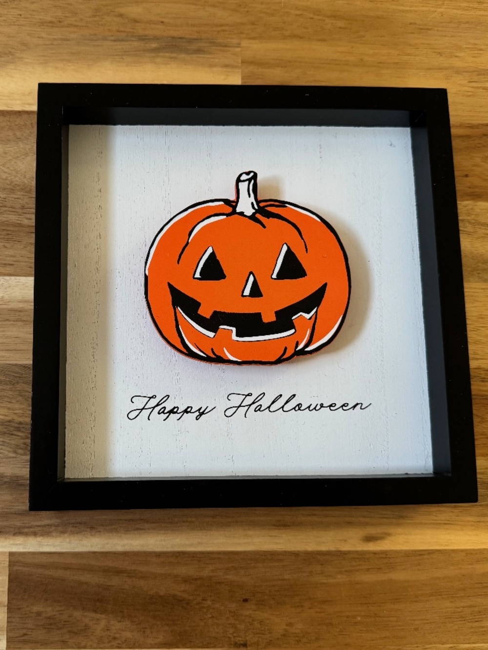 Happy Halloween square decor Jack-o'-lantern - Joann Fabrics